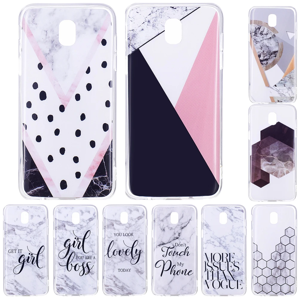 Soft TPU Marble Texture Phone Cases For Samsung Galaxy J5 J3 2016 J310 J510 J710 2017 Ultra Thin Clear Silicon Funda Cover Coque |