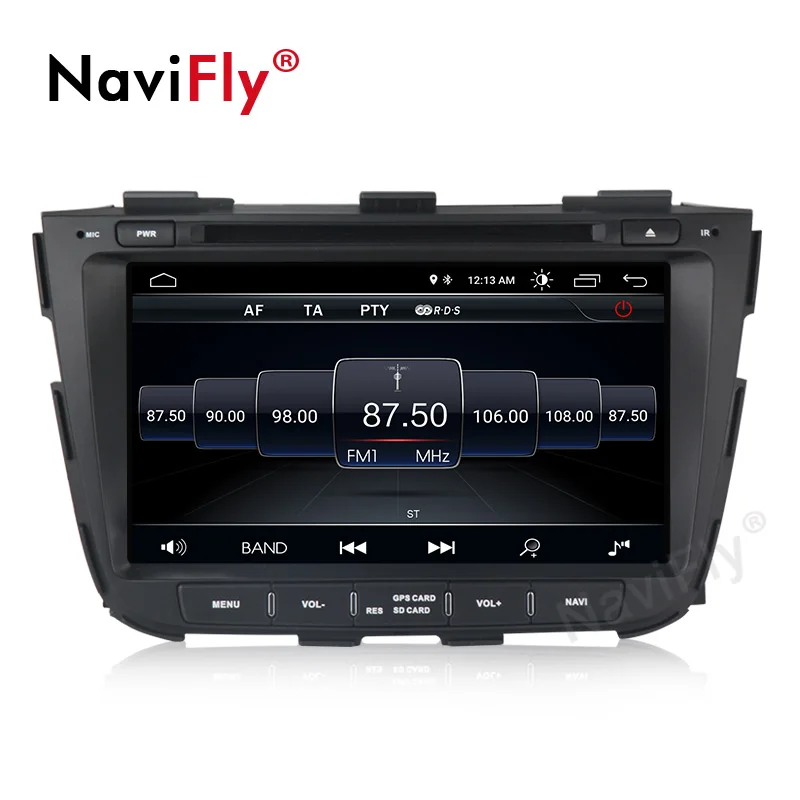 Clearance Navifly Android 8.1 car Multimedia DVD gps for Kia Sorento 2013 2014 car dvd 2 din radio player audio map BT stereo navigation 3