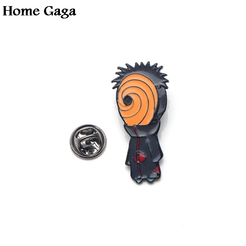 Homegaga ниндзя цинковые Мультяшные булавки для мужчин и женщин рубашек