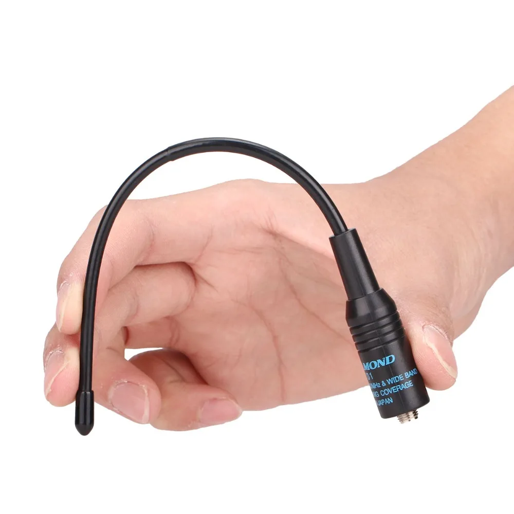 Antenne Flexible Diamond RH701 - SMA-femelle, VHF/UHF 144/430 MHz, Pour Baofeng UV-5R