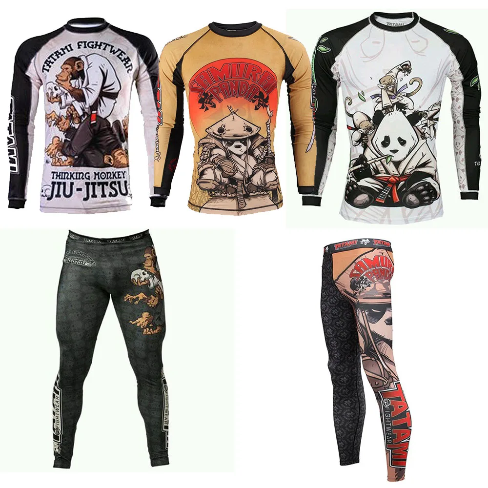 

MMATRUNKS Sublimation Artwork Boxing Rashguard Men's Fitness Rashguards BJJ Full Sleeve Bodybuilding JIU JITSU Rash Guards Women