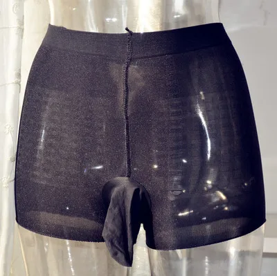 2018 hot Sexy men's sexuality and fun ice silk boxer flat angle flirting breathable pants men's jj sleeves boxer 4
