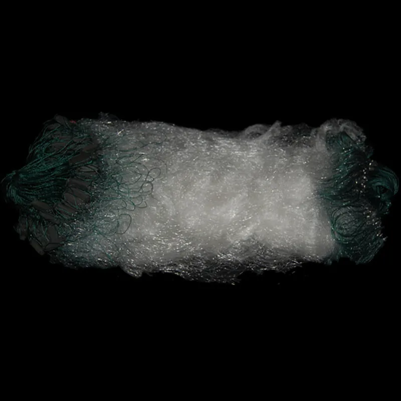 Aggravate quatily drift net H0.7*L90M 3 layer 1cm mesh sink net fish trap sticky fishing net china outdoor pesca fishing network
