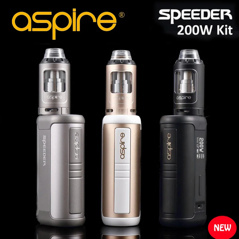 

Aspire Speeder 200W mod kit electronic cigarette box mod kit Full e cigarettes kit smoke vaper electronic cigarette Vaporizer