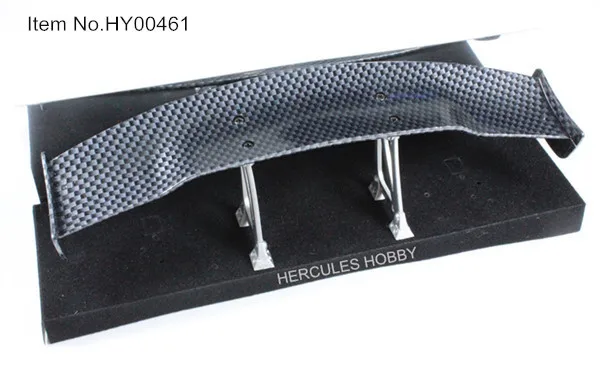 

RC Drift 1/10 Carbon Fiber Pattern Plastic Racing Car Spoliers Accessories