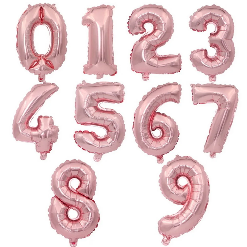 Birthday decorations kids 32 Inch Digital Film Rose Aluminum Foil Balloon The Wedding Party Decoration JJ-QQ19 | Дом и сад