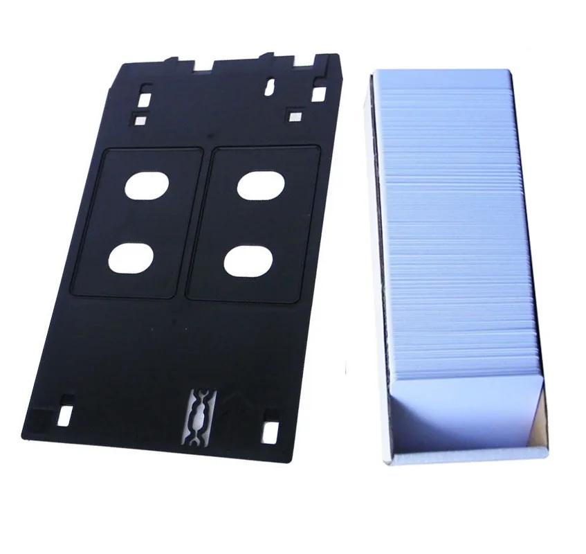 

1 pcs PVC Card Tray for Canon J + 50 pcs Blank Business Cards For Canon printing