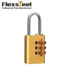 Высокая Безопасность Мини-замок 3-значный кодовый Пароль замок 3 медный пароль навесной замок Высокое качество