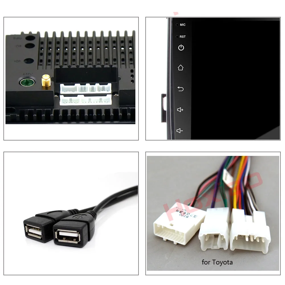 Clearance 2G+32 Android For Toyota Prado 120 Land cruiser 120 2004-2009 Quad Core 1024*600 Bluetooth 2 Din Car DVD Radio GPS Navigation 4