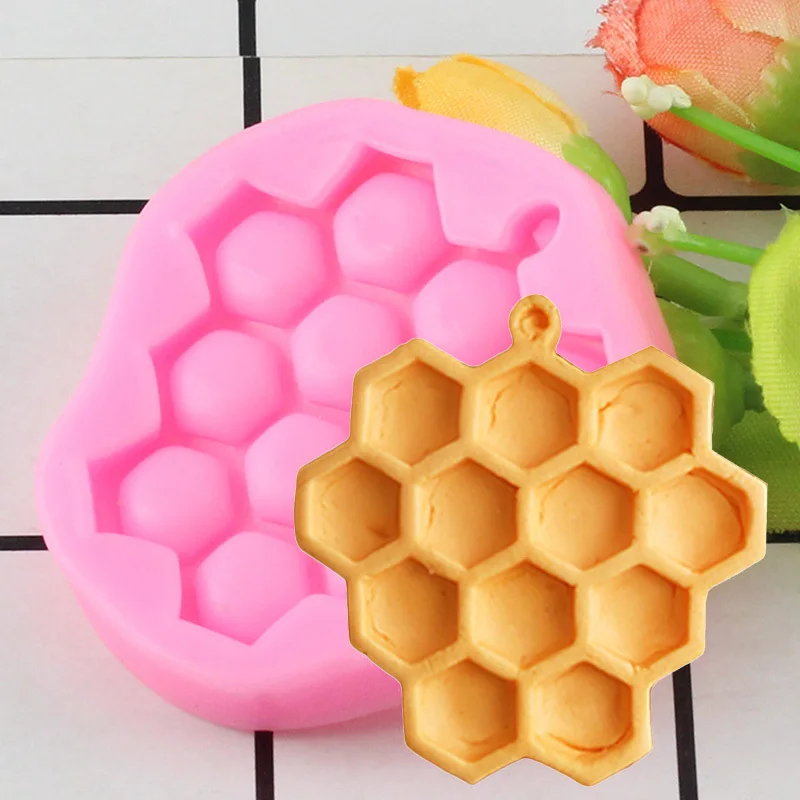 

Cartoon Honeycomb Silicone Mold Fondant Mould Cake Decorating Tools Chocolate Gumpaste Moulds DIY Sugarcraft Kitchen Accessories