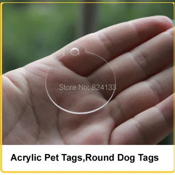 

free shipping 50pcs round disc dog tags pet id tag,acrylic dog pet cat tags,custom design dog pendant for animals