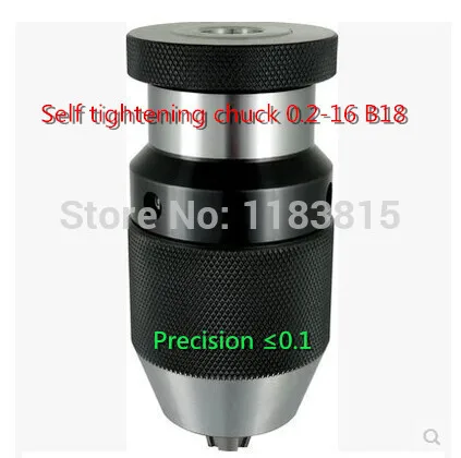 

Taper B18, 0.2-16mm Medium-sized keyless drill chuck closefisted drill chuck, accuracy: less than 0.1mm