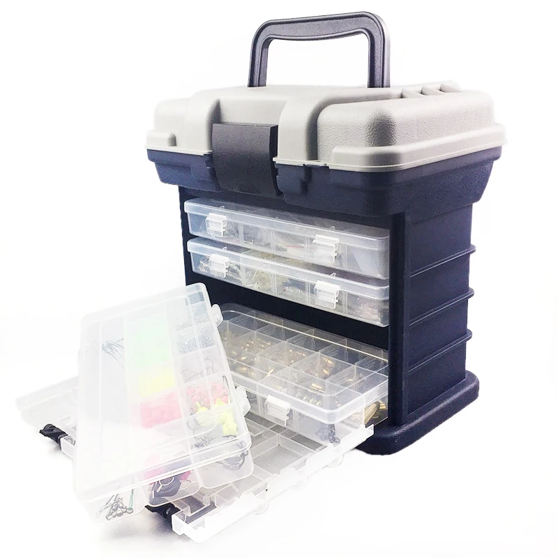 

New Design 5 Layer Big Fishing Tackle Boxes Handle Fishing Lure Box Fly Carp Fishing Tackle Boxes Tools Accessories High Quality