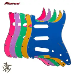 Pleroo Custom гитара pickgaurd-для 72' 11 резьбовое отверстие Стандартный St накладка на гитару sss Scratch Plate, восемь цветов
