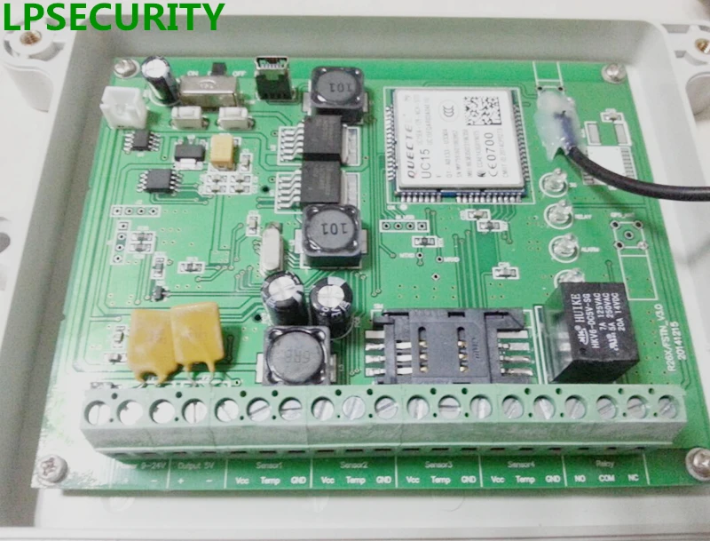 Lpsecurity 3g S261 GSM SMS 4 входов контроля температуры RTU онлайн контроллер сигнализации