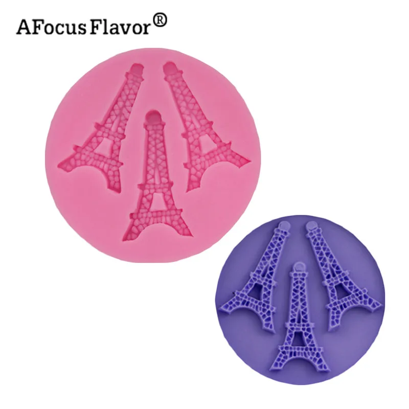 

1 Pc Paris Eiffel Tower Cake Decoration Mold Sugar Candy Mold Cakes Diy Baking Tools Food-grade Security Candy Baking Stencil
