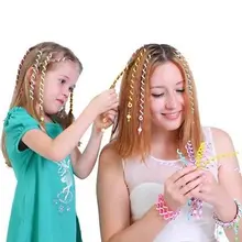 3 шт./компл. для мамы с дочкой бигуди, подвязанные лентой, с объемной волной волос Инструменты для укладки волос для девушек и женщин оплётка для ухода за принцесса аксессуар для волос