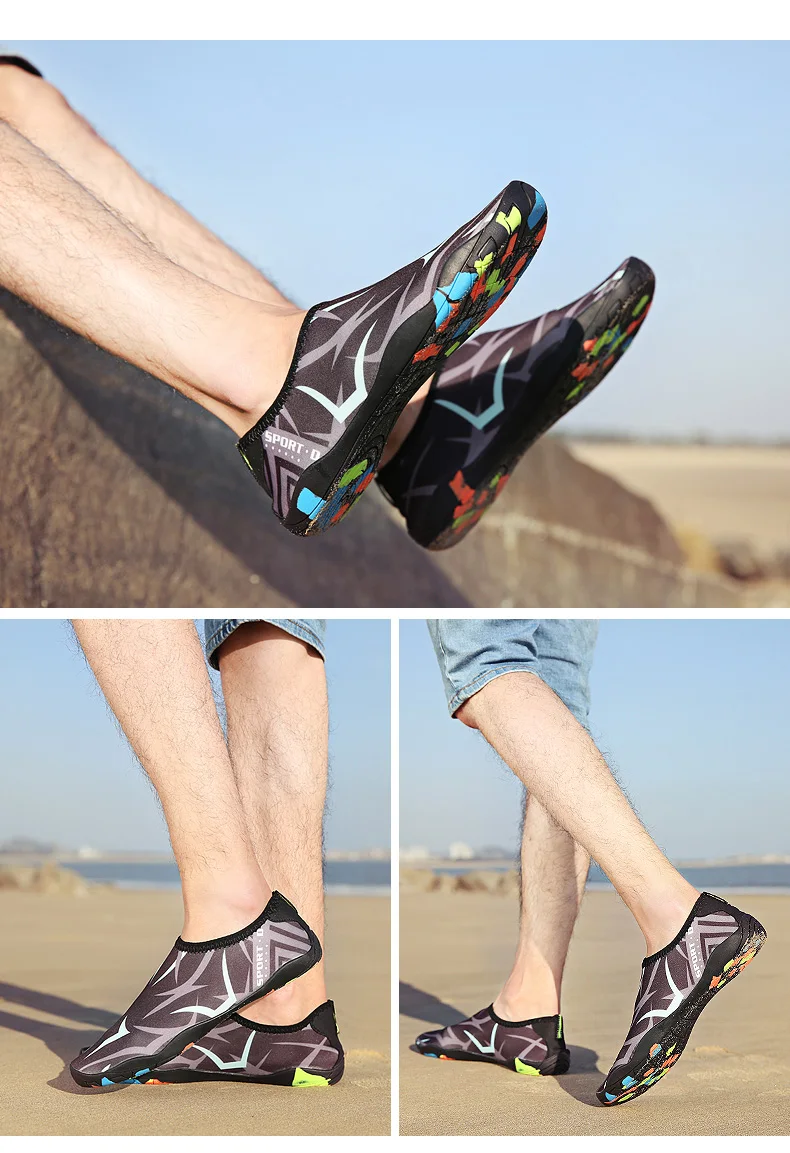 Clorts Summer Water Shoes Men Beach Sandals Upstream Aqua Shoes for Women (24)