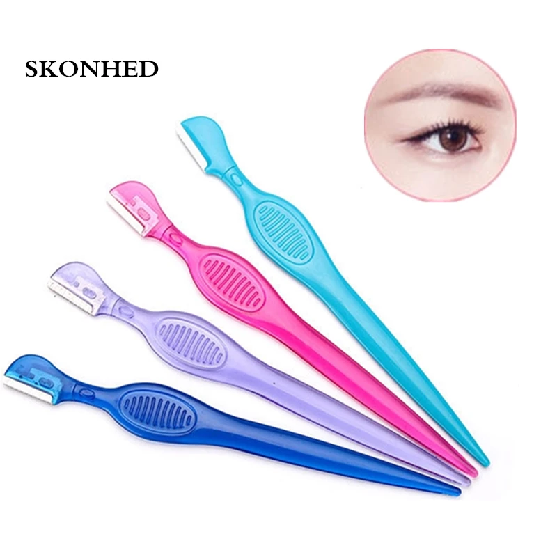 

3 Pcs Women Razor Eyebrow Trimmer Eye Brow Shaping Blades Shaver Brow Knife Facial Razor Face Hair Remover Cosmetic Makeup Tools