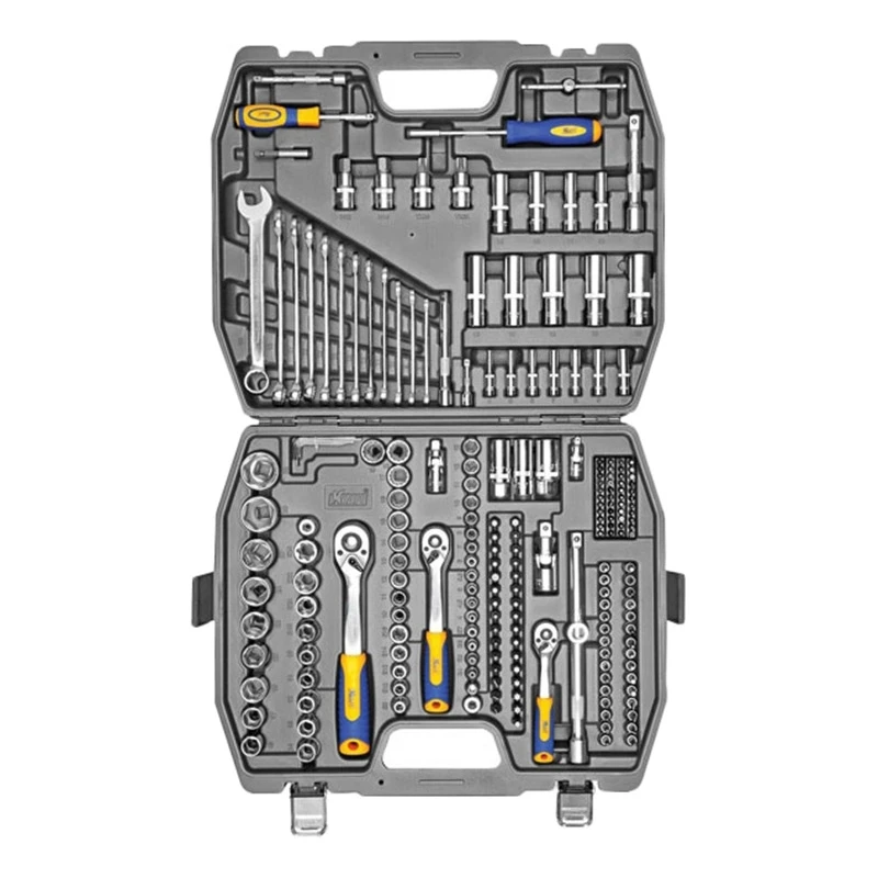 Set hand tool KRAFT CT 700684 (218 items, end head, extension cords, Keys combined the case) цена Set hand tool KRAFT CT 700684 (218 items, end head, extension cords, Keys combined the case) цены онлайн