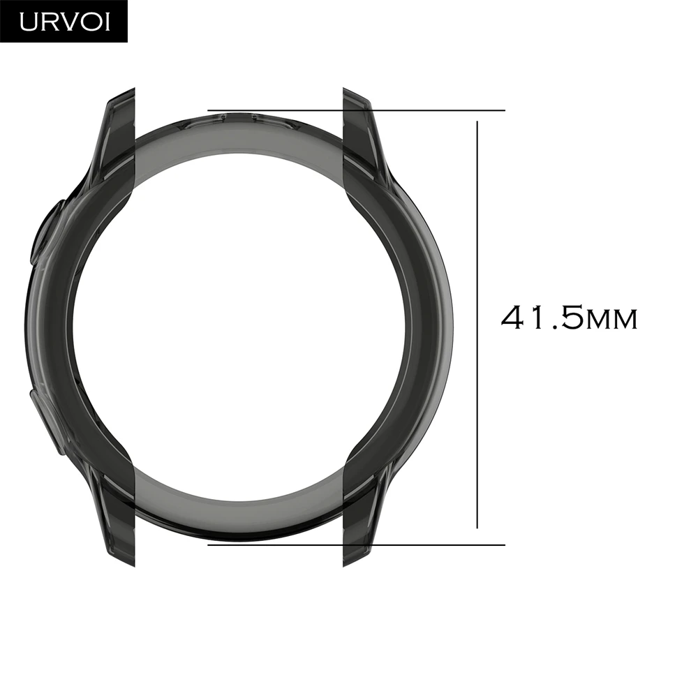 Чехол URVOI для Galaxy watch Active/42 мм/46 мм ТПУ защитный чехол цветная рамка со стразами