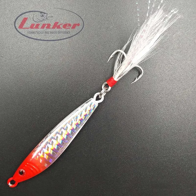 Lunker metal shore micro jig S shaped 12g 20g micro jigging origin long