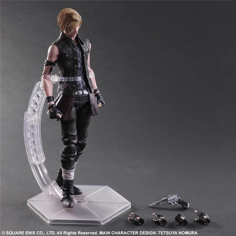 PLAY ARTS 27 см Final Fantasy XV Prompto Argentum фигурка модель игрушки