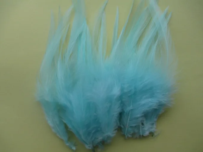 Sale 1000pcs beautiful Light blue feathers Size 4.5 inches cm /10 12.5in Feather from Home