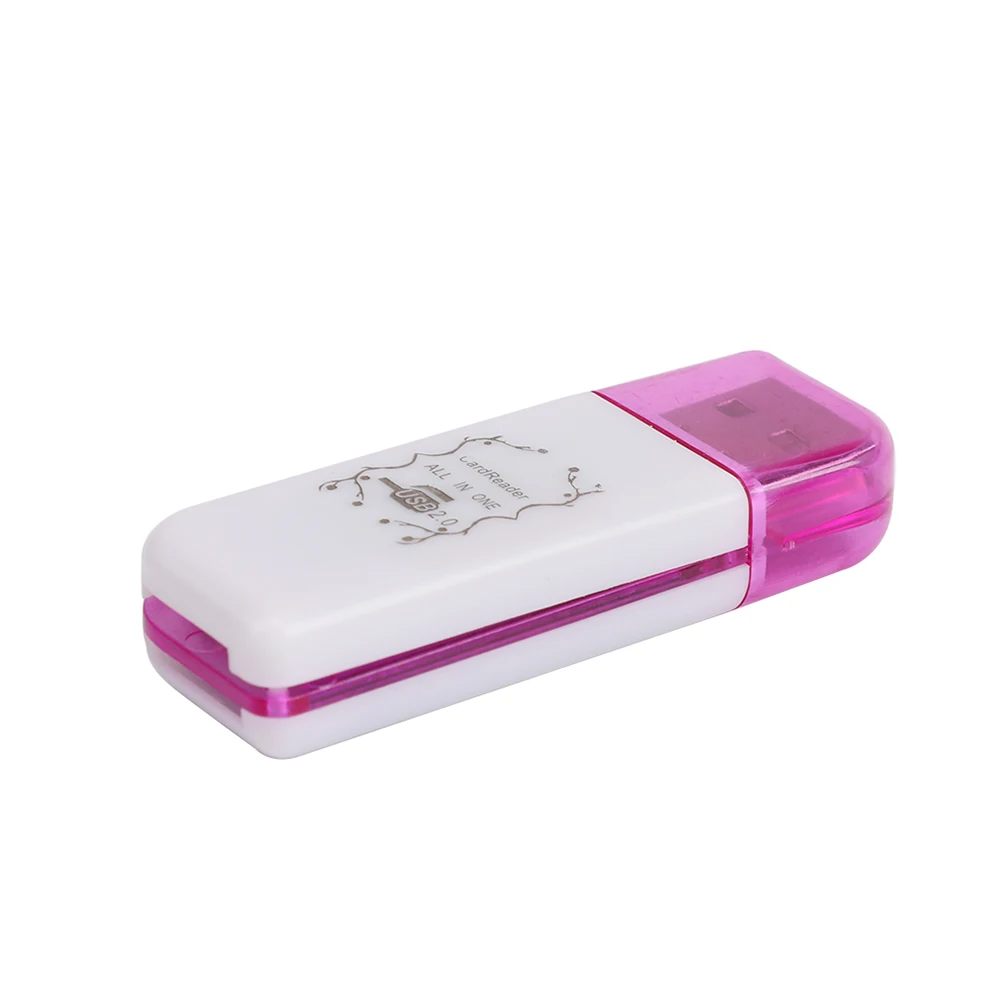 

4-In-1 USB 2.0 Card Reader Multi-port Card Reader for TF/MMC/MS/M2 USB2.0 Card Readers For Laptop PC Computer Desktop Notebook