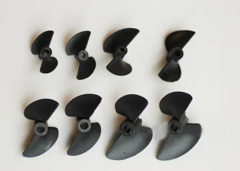

5PCS Model RC Boat Nylon Propellers Positive 2 Blades Paddle Aperture 3.18/4/4.76mm Props Outer Diameter 27-47mm Plastic