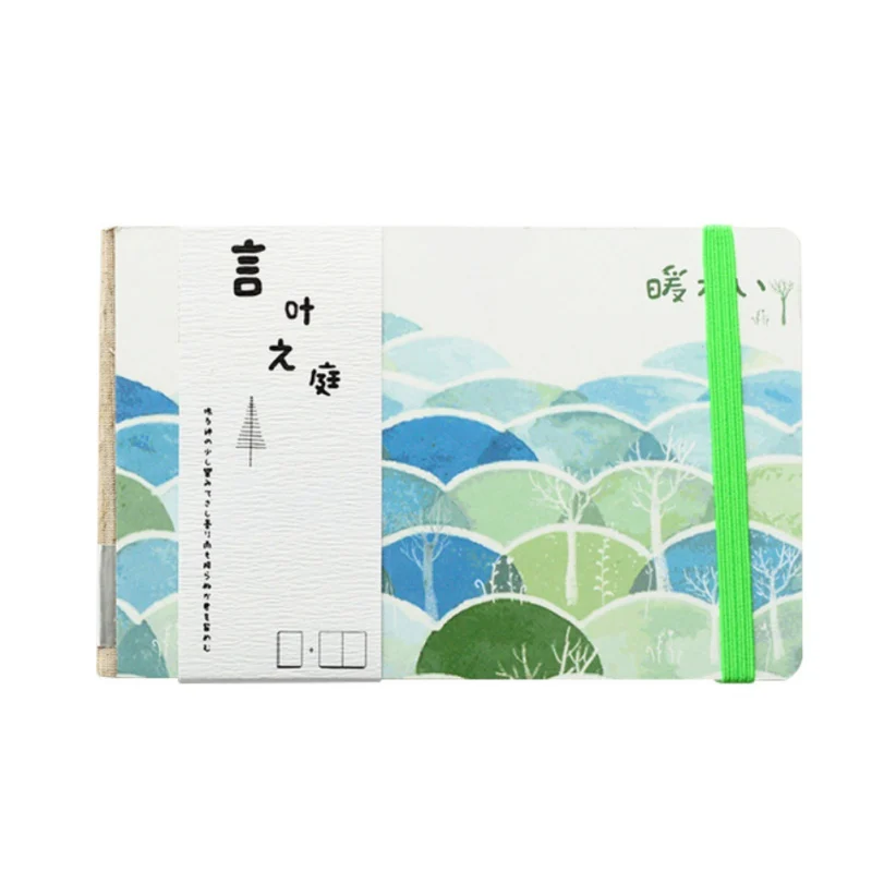 

Fresh style notebook the garden of words pattern paper cover notebook journal diary gift