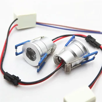 

5pcs/lot Mini 3W LED Downlights Dimmable AC110V/220V Warm White Cool White LED Recessed Ceiling Lamps Free Shipping