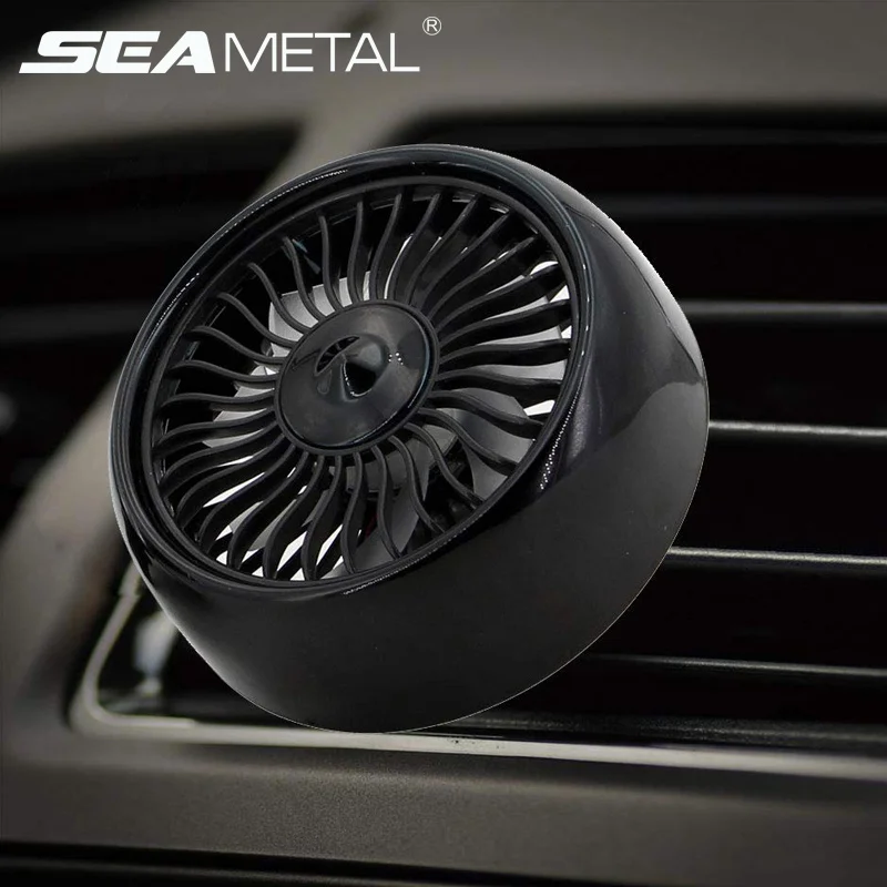 

Car Styling Car Fan Rotatable 3 Speeds 12V Electric Auto Cooling Air Circulator Fan For Summer Breathing LED Light Low Noise Fan