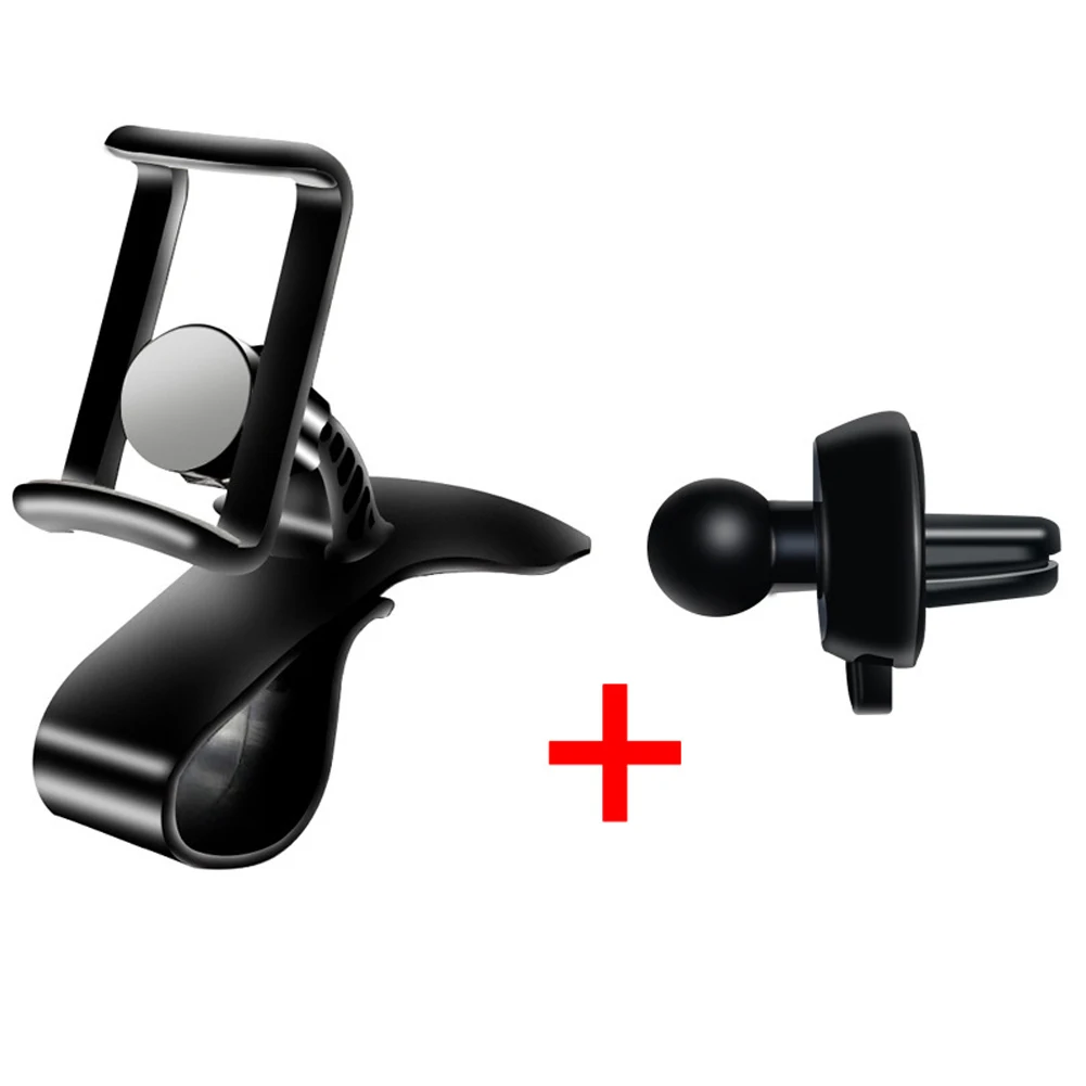 

Mount Drive Non Slip Universal Car Dashboard Accessories Adjustable Clip GPS Clamp Phone Holder 360 Degree Rotation ABS Stand