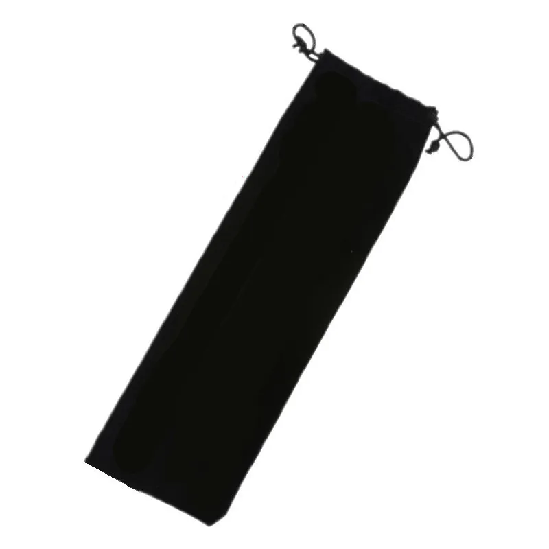 10 шт соломинки мешок щетки контактная щетка бутылочка для кормления многоразовый набор соломинок щетка мешок питьевой соломинки аксессуары - Цвет: 10pcs Black Bag