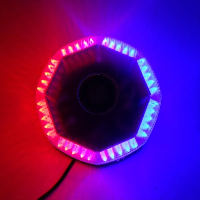 32 LED Amber Red Blue Car Roof Top Emergency Flashing lights Police Warning Strobe lamp 12V Vehicle safety signal light beacon 32 LED Amber Red Blue Car Roof Top Emergency Flashing lights Police Warning Strobe lamp 12V Vehicle safety signal light beacon