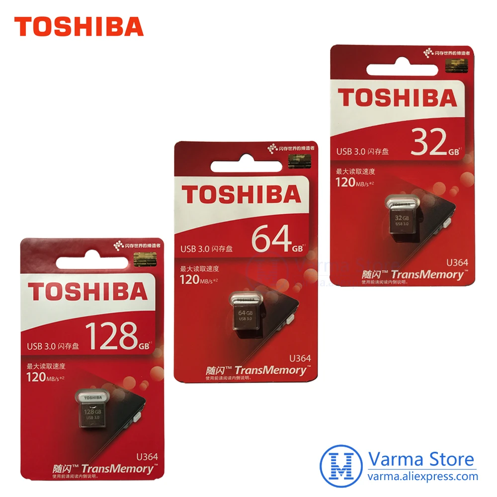 Toshiba USB флэш накопитель 3 0 U364 Скрытая Drive USB3.0 высокое Скорость 32 ГБ 64 и 128 GB Transmemory