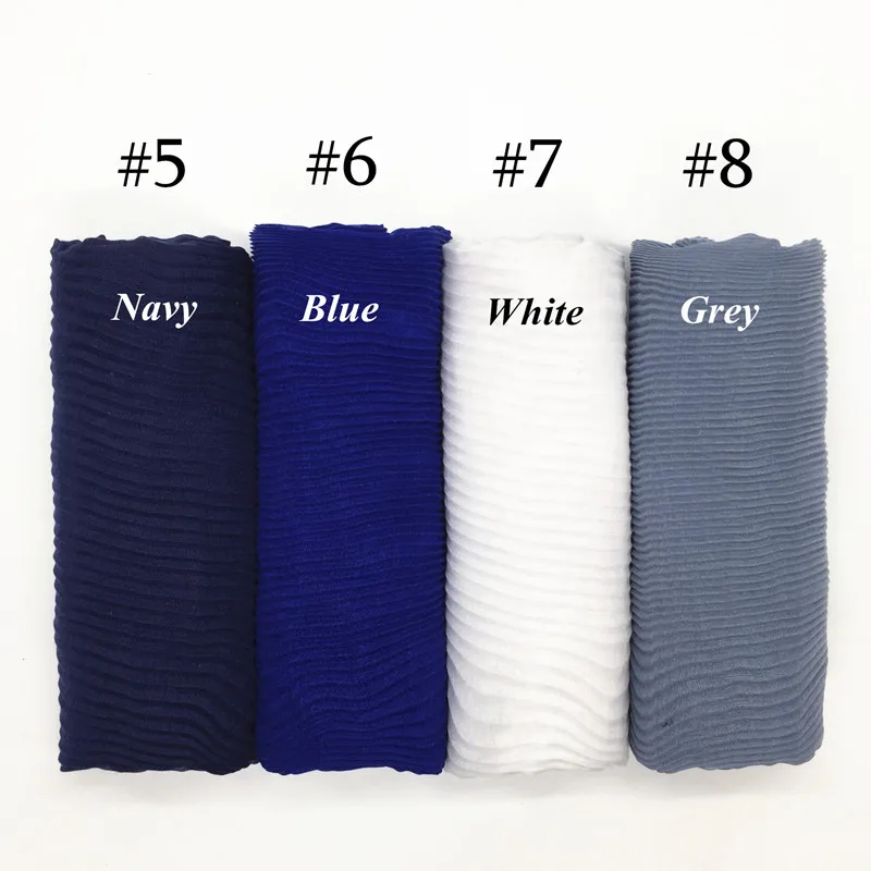 High Quality Fashion Big size solid soft viscose crinkled warm women scarf shawl muslim hijabs wraps echarpe 2pcs/lot Hot Sale