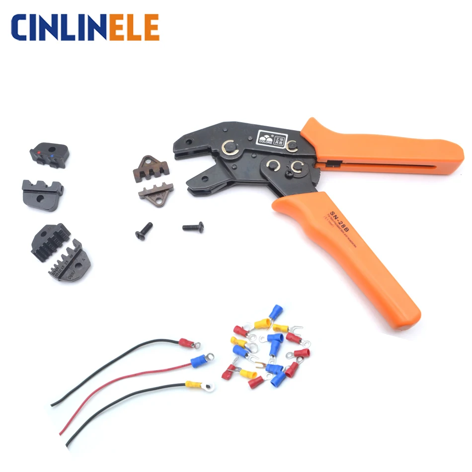 

Free Shipping Crimping Tool Wiring Crimp Pliers Bare Insulation Ratchet Terminals Multitool Portfolio Tools
