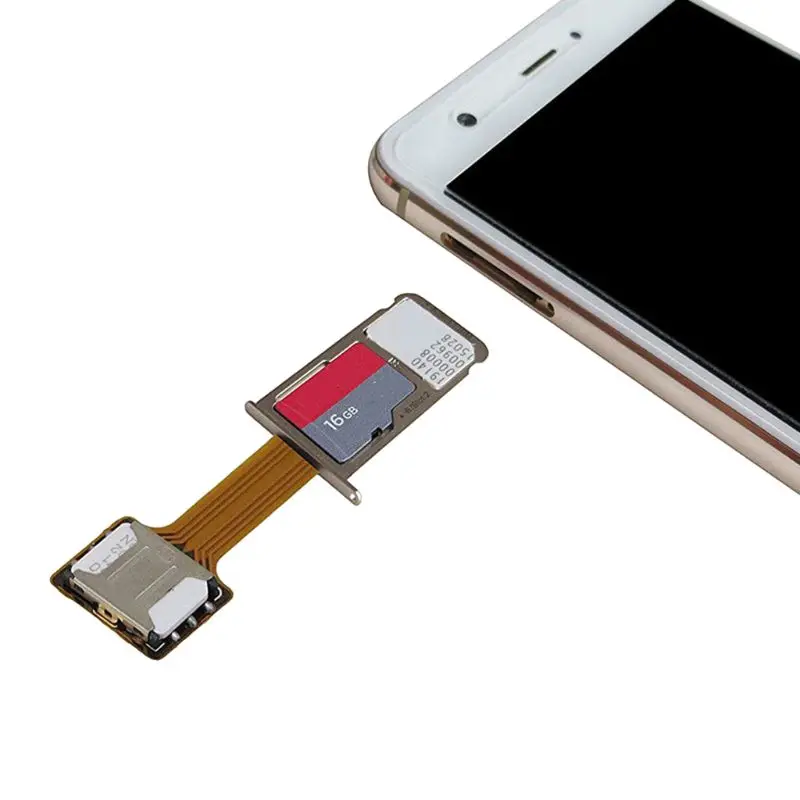 Без логотипа гибридный двойной SIM карты адаптер для MicroSD микро сим-карты для VKworld Mix Plus S8 Santin Данте ориентированной P1 N1 N1 MAX
