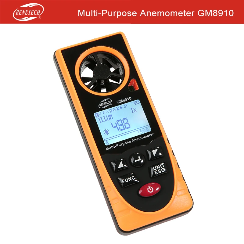 

Muti-Purpose Anemometer GM 8910 with more function