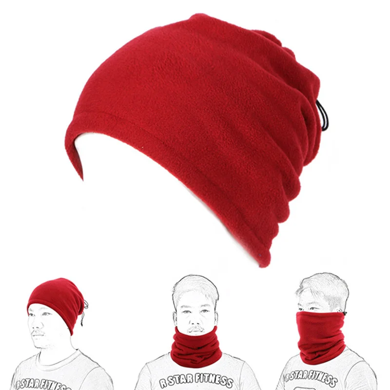 Пешие прогулки шарф кемпинг маска для лица цикл флис открытый Балаклава Snood шеи