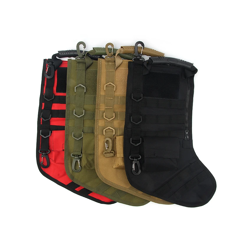 Новогодняя Сумка чулок MOLLE для носков тактическая сумка мешок хранения военная