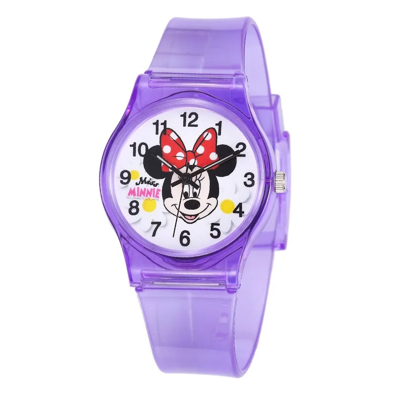 Mickey Minnie Mouse Children Watch Kids Watches Silicone Baby Boys Girls Watch Cute Dial Clock Relogio Infantil Relojes Nina New