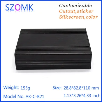 

10 psc a lot DIY aluminum project box enclosure electronic instrument case for pcb 28.8*82.8*110mm