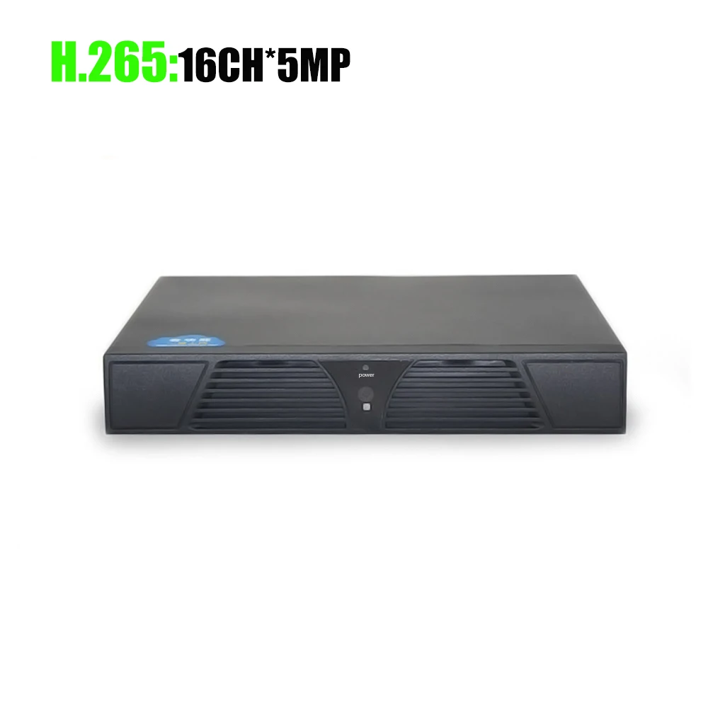 Сетевой видеорегистратор YiiSPO 16 каналов 5 МП NVR H.265 4K HDMI Поддержка H.264 IP CCTV XMeye APP