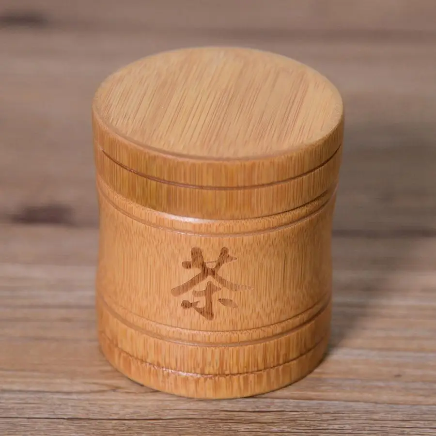 TOPINCN Портативный Легкий бамбуковый Чай Jar Контейнер для хранения с держателем коробка украшения дома аксессуары