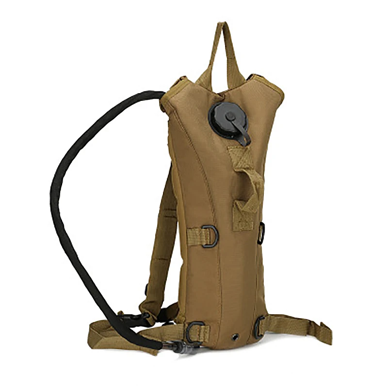 3L Water Bag Molle Military Camouflage Tactical Hydration Backpack Outdoor Camping Nylon Fashion Water Bladder Bag For Cycling - Цвет: Khaki