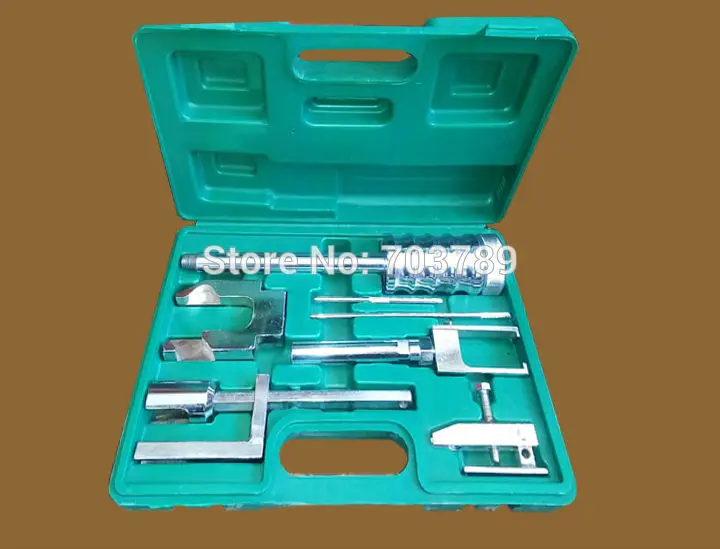 Common rail fuel injectors dismounting tools puller set for diesel injectors, common rail injector puller tools universal common rail injector connector adapter for all varies injectors