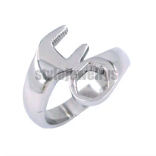 

Free shipping! Spanner Ring Motorcycle Biker Ring Stainless Steel Jewelry Fashion Motor Biker Ring SWR0046